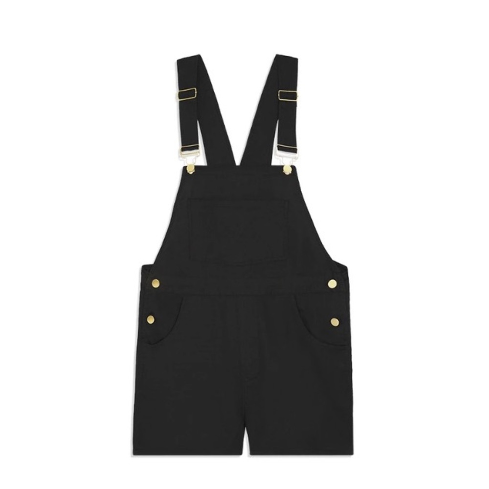 WeWoreWhat Black Linen overall